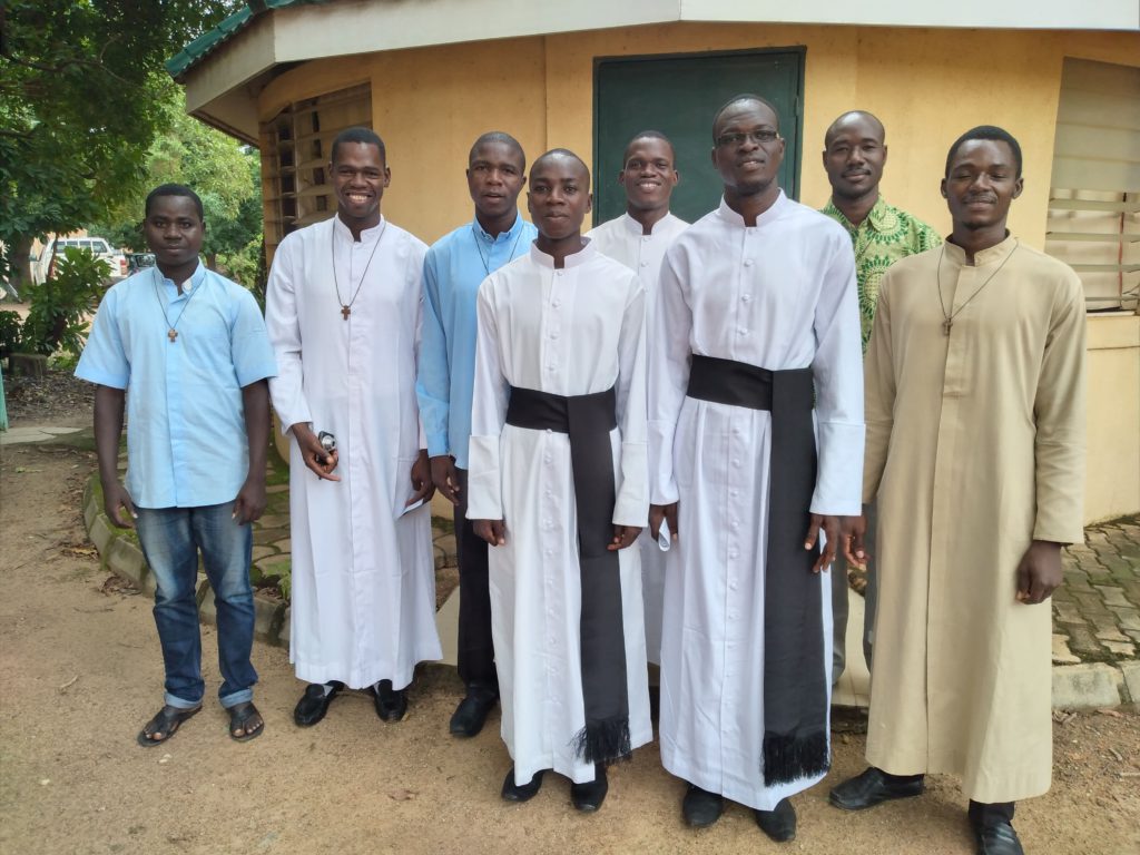 Seminaristas en Burkina Faso
