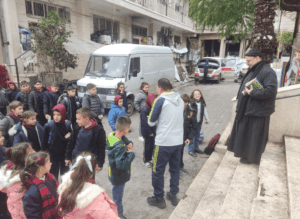 Escuela católica de Gaza